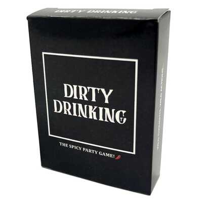 DIRTY DRINKING Adult Party Drinking Table Game Paper A Fun And Wild Party Game Card Is Perfect For Party Entertainment, Family Interaction And Friendly Competition. Creative Popular Game For 21st Birthday Gifts. Popular Valentine's Day, Thanksgiving And Christmas Holiday Gifts