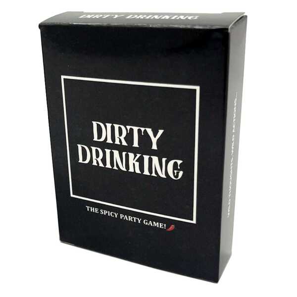 DIRTY DRINKING Adult Party Drinking Table Game Paper A Fun And Wild Party Game Card Is Perfect For Party Entertainment, Family Interaction And Friendly Competition. Creative Popular Game For 21st Birthday Gifts. Popular Valentine's Day, Thanksgiving And Christmas Holiday Gifts