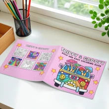 GDTME 舒适氛围：成人及青少年简约大胆涂色书，是复活节、母亲节、父亲节、音乐节、婚礼季和生日的完美礼物。可爱的图案有助于缓解压力，非常适合喜欢涂色的朋友和返校季氛围（在舒适的空间涂色）。学校；文具；复活节；复活节礼物；学习用品；办公用品；房间装饰；礼物；派对礼品；家居装饰；玩具；2026毕业派对用品 - 舒適的氛圍 - 查看 10