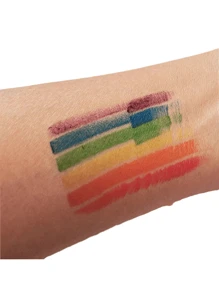 1 pieza Set de Pintura Corporal de 6 Colores, Suministros de Maquillaje para Pintar la Cara para Fiestas, Celebraciones del Mundial, Halloween, Festivales
