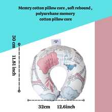 Karaca Home Visco Comfy Birdy Neck Pillow - White - View 3