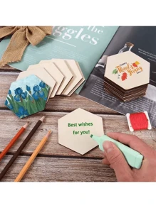 Holz-Hexagonal-Achterbahn zum Selbermachen für Zuhause - perfekt für Partys! Ostergeschenke, Neujahrgeschenke, Innendekorationen, Tisch-Arrangements, Wand-Heimwerker-Deko, die beste Wahl für Weihnachten, Schulanfang, Schulmaterial
