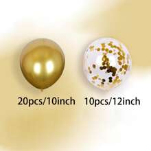 10/20/30 pezzi Set di palloncini in metallo blu/argento/oro/rosso e palloncini coriandoli multicolori, lattex elio, adatti per decorazioni di feste di compleanno e laurea