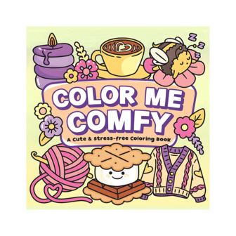 GDTME (25 New 24 Pages Upgraded Thick Paper) Easy Days: Bold And Easy-To-Understand Life Patterns, Coffee, Sweaters And Cute Little Bee Coloring Books, Suitable For Adults And Teenagers.,Back To School,School Supplies