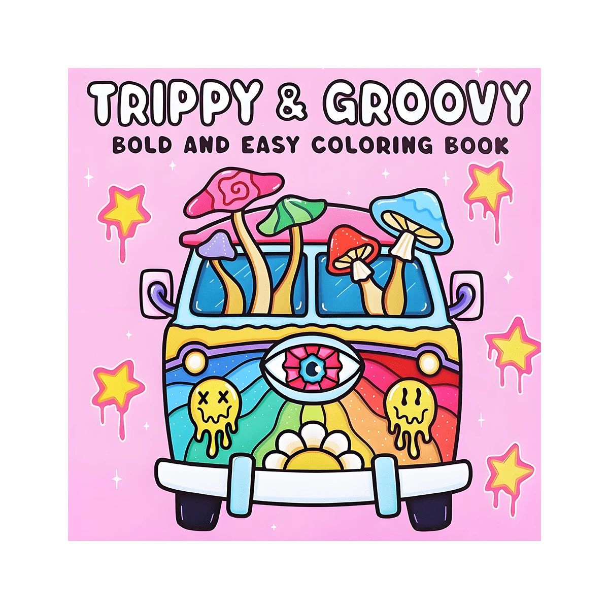 GDTME 舒适氛围：成人及青少年简约大胆涂色书，是复活节、母亲节、父亲节、音乐节、婚礼季和生日的完美礼物。可爱的图案有助于缓解压力，非常适合喜欢涂色的朋友和返校季氛围（在舒适的空间涂色）。学校；文具；复活节；复活节礼物；学习用品；办公用品；房间装饰；礼物；派对礼品；家居装饰；玩具；2026毕业派对用品