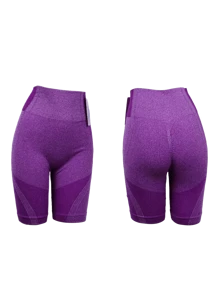 Paquete de 6 piezas en 6 colores Pantalones cortos de yoga para damas adecuados para el ejercicio de yoga, frescos, cómodos, casuales y sin apretar. Pantalones deportivos para mujeres de moldeo corporal que levantan y soportan el glúteo, pantalones de yoga.