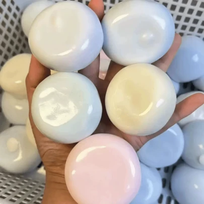 1pc Stress Relief Ball, Soft Silicone Squeeze Toy, Adult Desk Accessory, Office Stress Reliever, Great Christmas Gift For Teens To Fidget