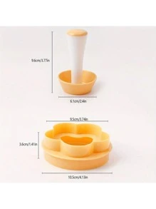 2 Stücke, Blumen Tortenheber und Tart-Tamper Set - ideal zum Backen von Tartes, Keksen und Keksn - Küchengeräte und Zubehör