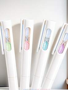 Fidget Ballpoint Pen, Fast Drying Gel Ink Pen, Office Signature Pen, 0.5mm Refillable Back To School - Multicolor - View 8