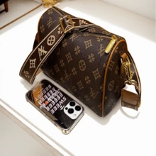 Valentine's Day Gift: Women's Fashion Cylindrical Shoulder Bag – Stylish Design With Wide Strap For Everyday Elegance - 卡其色 - 查看 2