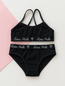 Kit 3 Youth Women's Sets – Cotton With Elastane, Assorted - 彩色 - 查看 10