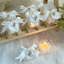 1/3/5 حبات ، شموع صدفة اكريليك ، هدايا ضيوف الزفاف ، شموع العلاج بالروائح ، صندوق هدية بفيونكة ، ديكورات حفل زفاف ، ديكور المنزل ، ديكور غرفة النوم ، شموع الزفاف ، اكسسوارات الزفاف ، صندوق هدية لوصيفات العروس ، هدايا عيد مميزة