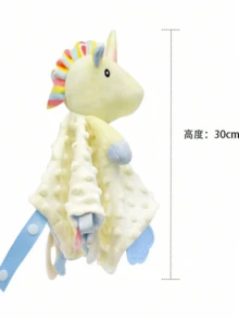 [Custom Embroidery] 1pc Customizable Plush Doll Comfort Blanket, Cute Stuffed Animal Blanket, Meaningful Customized Gift, Soft Plush Doll, Suitable As Children's Day, Birthday, Thanksgiving, Christmas Gift For Kids, Friends, Girlfriend, Mom - Perfect For Holidays, Anniversaries, Children - Multicolor - View 9