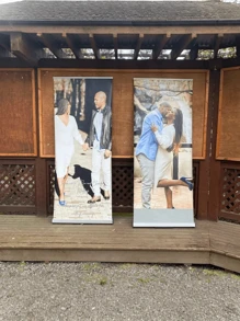 1/2 pièces - Affiches personnalisées avec photos et texte, affiches sur canevas sans cadre commerciales personnalisées, affiches de bienvenue de mariage, banderoles de révélation du sexe, modèles de logo de bienvenue de mariage, bannières de fête d'anniversaire personnalisées, affiches de bienvenue de graduation, articles de mariage, décorations de mariage