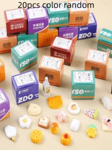10/20 件迷你彩色纸质礼品盒,带标签,1:12 娃娃屋装饰比例,适合复活节、万圣节、圣诞节、派对礼物和创意奖品,理想的微景观配件(款式随机) - 彩色 - 查看 14