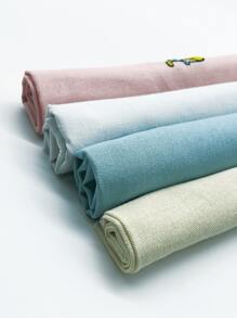 4 قطع ، قماش مُقلد من الكتان بمقاس 50*50سم ، 1 وردي ،1 بيج ، 1 أزرق ، 1 أبيض (قماش DIY / قماش تطريز)