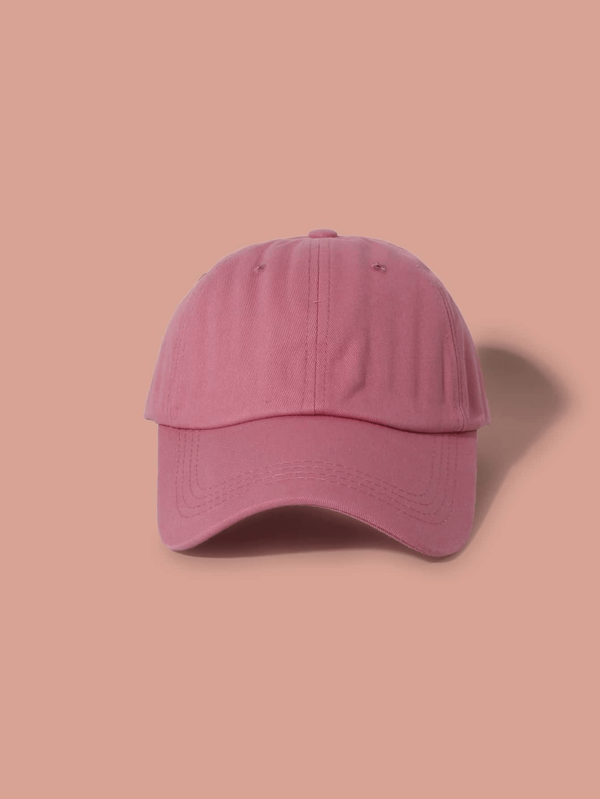 Gorra de béisbol casual de unicolor para hombre, diseño simple
