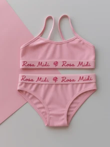 Kit 3 Youth Women's Sets – Cotton With Elastane, Assorted - 彩色 - 查看 3