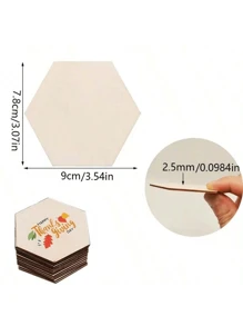 Holz-Hexagonal-Achterbahn zum Selbermachen für Zuhause - perfekt für Partys! Ostergeschenke, Neujahrgeschenke, Innendekorationen, Tisch-Arrangements, Wand-Heimwerker-Deko, die beste Wahl für Weihnachten, Schulanfang, Schulmaterial