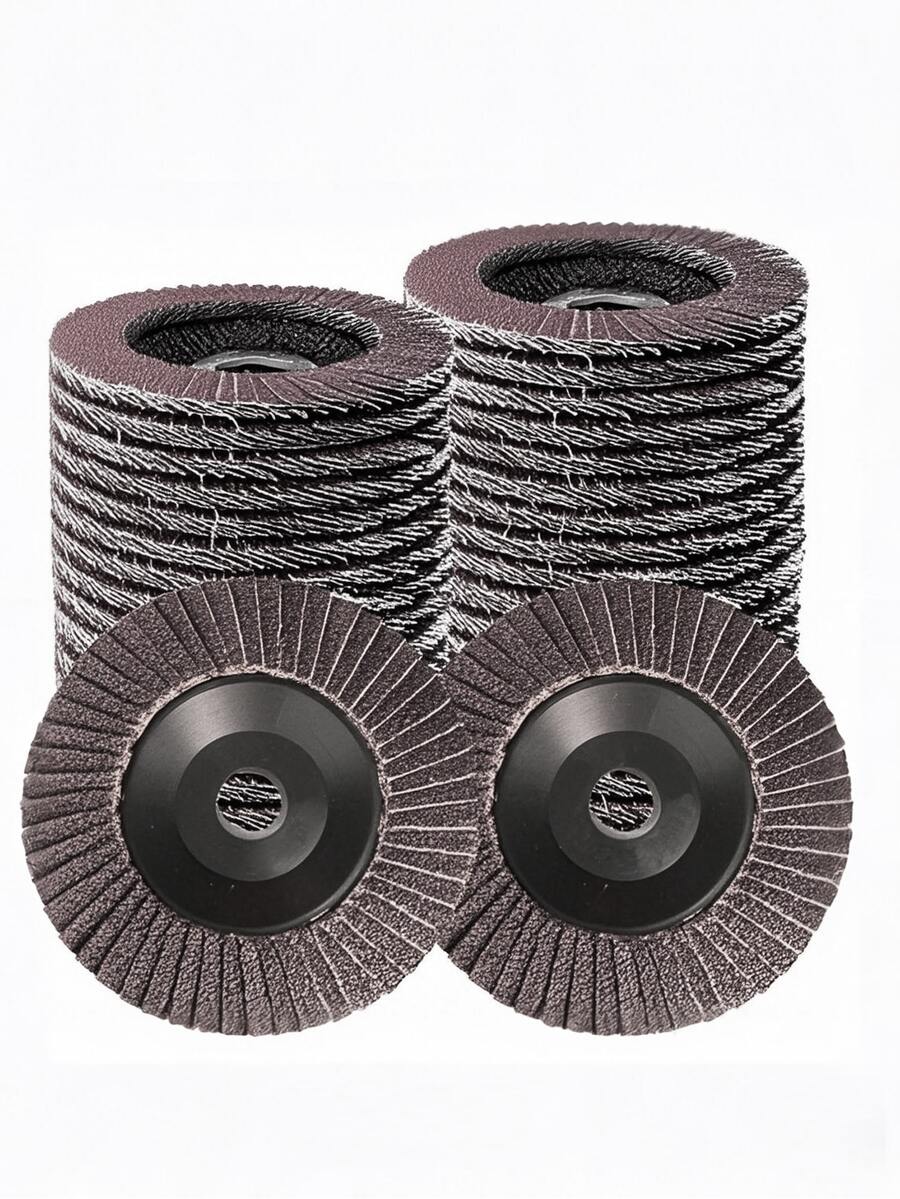 4 Inch Grinding Discs With 60 Grit, For Grinding Tools, Used For Metal Rust Removal And Polishing - Multicolor - View 1