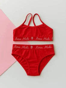 Kit 3 Youth Women's Sets – Cotton With Elastane, Assorted - 彩色 - 查看 5