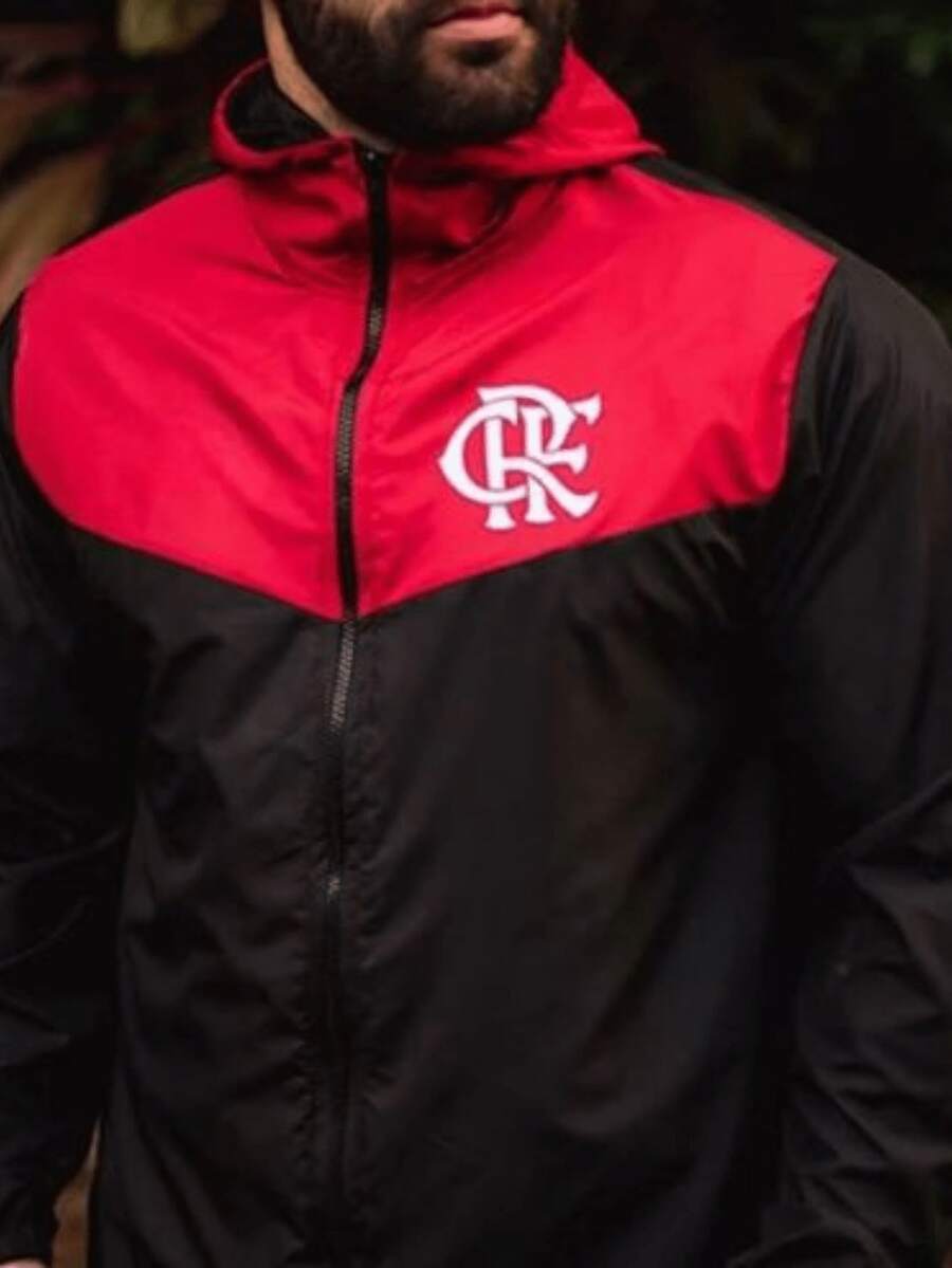 Moletom Torcedor Times Brasileiros Design Clássico e Confortável Masculino P ao GG SAN FLA COR SPO - Vermelho FLA - Visão 1