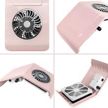 Acrylic Gel Nail Dust Collector Vacuum Cleaner For Professional Manicure Bivolt 40W - 淺粉色 - 查看 4