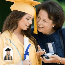 20 Stück klare Acryl Foto Schlüsselanhänger Rahmen - bruchsichere Mini Fotorahmen mit Schlüsselring, Bild Schlüsselanhänger zum Ausstellen von Kunstwerken und Erinnerungen - personalisierte Geschenke für Freunde - Reiseandenken - Visitenkarten Halter für Künstler - Ersatz für Haustier-ID-Karten - DIY Bastel Grundbedarf