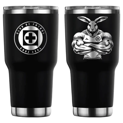Termo personalizado Cruz Azul 30 oz | Vaso térmico de acero inoxidable con logo grabado y mascota de la Máquina Cementera | Termo deportivo para hombres y mujeres | Tumbler grande para bebidas frías y calientes | Vaso térmico para fanáticos de Cruz Azul | Regalo ideal para aficionados al fútbol mexicano | Doble pared con aislamiento térmico al vacío | Vaso personalizado para oficina, gimnasio, auto y uso diario | Diseño exclusivo grabado con láser | Termo resistente, duradero y reutilizable | Producto inspirado en la pasión cementera | Termo de colección para seguidores de Cruz Azul | Accesorio perfecto para días de partido, viajes o rutina diaria | Alta capacidad de 900 ml aprox | Termo grabado para fanáticos de la Máquina | Ideal como regalo para papá, novio o amigos apasionados por el fútbol