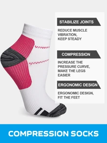 7/1 Pair Ankle Compression Socks Performance Comfort Cushion No Show Socks For Men & Women, Blister Resist Athletic Tab Socks For Running Outdoor