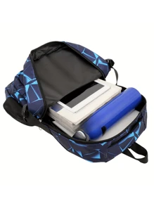 3-Piece Classic Backpack Sets With Large Capacity, Fashion & Minimalist Designed, Suitable For School, Travel, Various Occasions