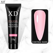 Polygel XD Nude LED UV Professional 15g F1 Poly Gel Nail Extension - CONTROL NUDE - Màu be - Xem 2