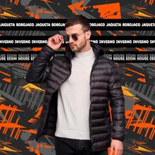 Jaqueta Puffer Bobojaco Corta Vento Nylon Frio Reforçada Capuz Removivel