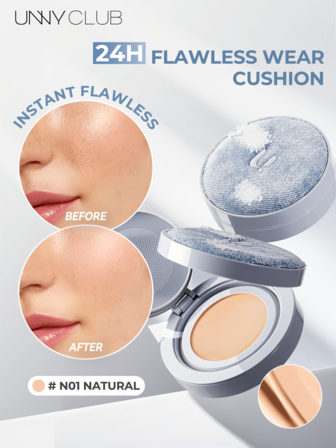  UNNY CLUB 感官无瑕持久气垫粉底霜