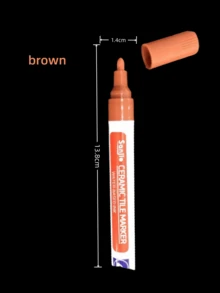 Ceramic Tile Grout Pen, Bathroom & Floor Tile Grout Cleaner, Waterproof Mold-Resistant Tile Grout Repair For Kitchen & Bathroom