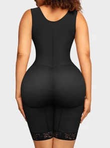 1 Pc Women Plus Size Colombian Body Shaper , Fajas Tummy Control Shapewear, Butt Lifter Shapewear Bodysuit,Thigh Slimming Jumpsuit ,Enhancer High Compression Full Body Shaper Underwear,Corset Top,Suitable For Various Occasions ﻿