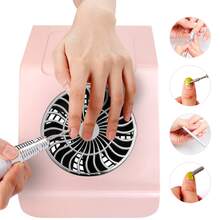 Acrylic Gel Nail Dust Collector Vacuum Cleaner For Professional Manicure Bivolt 40W - 淺粉色 - 查看 2