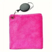 Advanced Golf Towel - , Highly Absorbent, Dual-Purpose Cleaning Cloth With Retractable Hook For Golfers