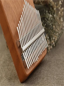 Wooden Kalimba Marimba/Thumb Fiddle - Professional Sound Quality, Portable, Beginner Friendly, The Preferred Relaxing Music Gift For Adults/Teenagers - The Ideal Birthday Gift For Music Enthusiasts Worldwide, (Including Tuning Hammer, High And Low Frequency Marker Stickers, Thumb Cover, Note Stickers, Cleaning Cloth, Music Score Manual, And Piano Case)