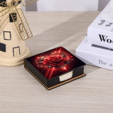 Scatola di adesivi decorativi a motivi senza strass, stile artistico, utilizzabile per conservare note e per decorare la scrivania. Le note adesive includono 160 pagine firmate, una cancelleria versatile per prendere appunti e tenere traccia delle attività quotidiane
