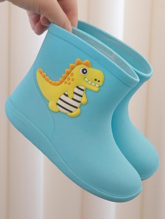 Chaussures pour enfants Bottes de pluie de dessin animé pour enfants Bottes de pluie en caoutchouc à la mode pour enfants Bottes de pluie imperméables à tige haute Chaussures de promenade imperméables