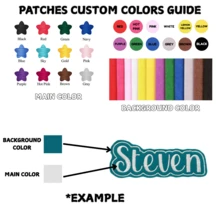 Custom Embroidered Name Patches (3–6 Inch) | Personalized Iron-On Or Sew-On Labels For Jackets, Hats, Bags, Uniforms, Wedding Suits, Gifts For Him & Her, Embroidered Label For Clothes, Travel Bag Embroidered Label - Multicolor - View 5
