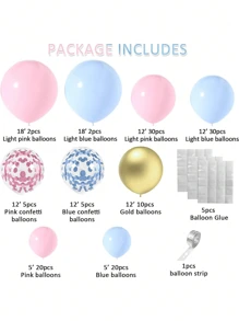 1/2 Sets Ballon Bogen Set, bruchsicher und einfach zusammenzubauen, geeignet für Begrüßungsfeiern, Geburtstage, Hochzeiten und Feiertags-Dekorationen