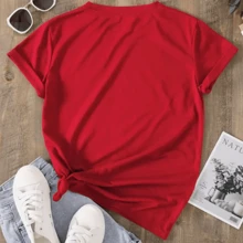 T-shirt Feminina Blusa Feminina de Algodão Leve Look Casual Estilosa Boston Champion