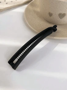 1/5pcs New High-End Banana Clip Vertical Clip Ponytail Clip Hair Accessories Back Of The Head High-End Sense Simple Valentine's Day Halloween Seamless Hairpin Female Headdress