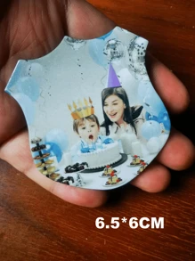 1/3 pezzi Calamite per frigorifero personalizzate con foto spesse - Calamite dure personalizzate con foto - Calamite per frigorifero rosa glitter - Retro magnetico nero - Perfetto regalo di decorazione per la casa, San Valentino, regali per lei, regali per lui, regali per mamma, regali per amici, decorazione per la casa, decorazione, regali personalizzati, regali su misura, articoli essenziali per matrimoni
