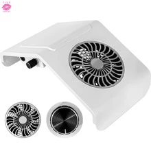 Sugador Aspirador Coletor de Pó de Unhas de Gel Acrigel Porcelana para Manicure Profissional Bivolt 40W - Branco - Visão 2