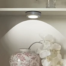 1pc/4pcs/10pcs Battery Powered Stick On Lights, Push/Pull Lights, Wall Sconce Lights, Spotlights, Suitable For Cabinet, Closet, Hallway, Kitchen, Bathroom, Utility Room, Wireless Touch Control