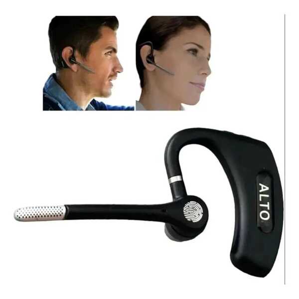 Fone Bluetooth Altomex A-w3 Com Microfone Para Motorista Preto
