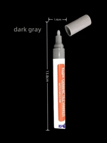 Ceramic Tile Grout Pen, Bathroom & Floor Tile Grout Cleaner, Waterproof Mold-Resistant Tile Grout Repair For Kitchen & Bathroom